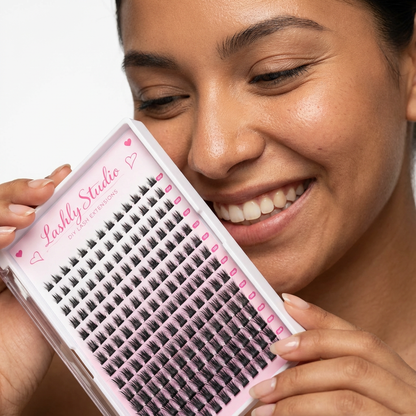 Nude Effect Lash Clusters